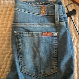 Seven for all mankind denim high waisted ankle skinny